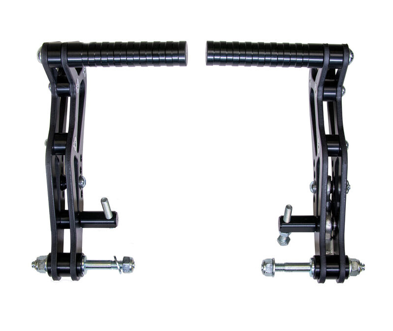 ALUMINUM PEDAL SET BLACK