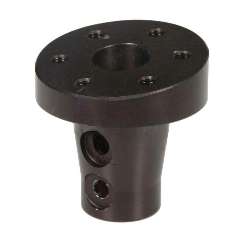 Steering Wheel Boss CNC, angled 8, aluminum, Black color