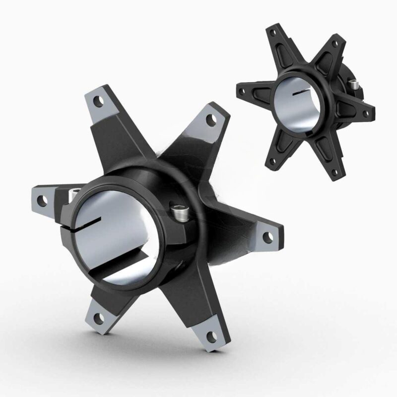 50MM ALUMINUM SPROCKET CARRIER BLACK